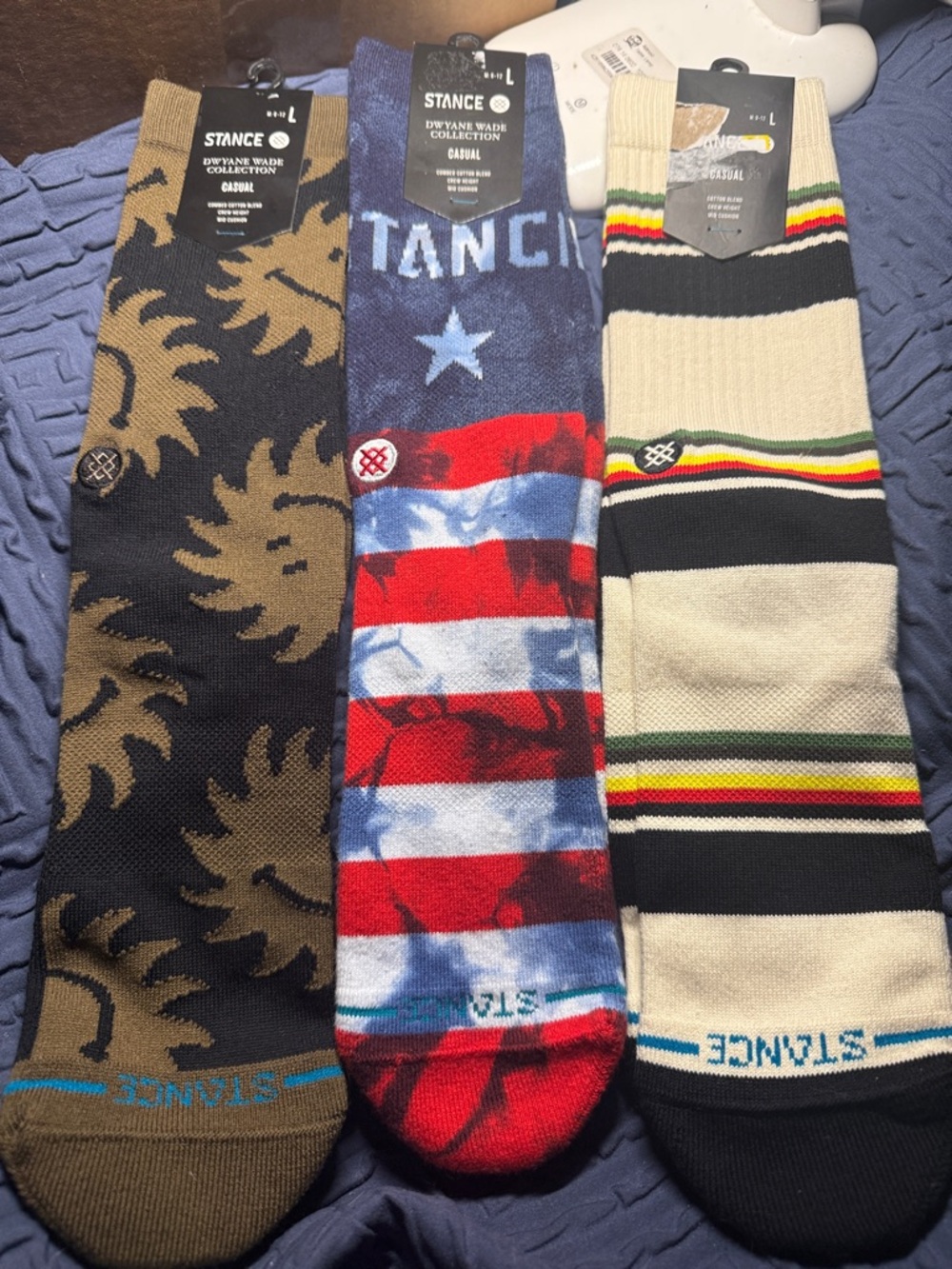 Stance Crew Socks 3 pair Casual Mid Cushion Large
2 Dwayne Wade Collection